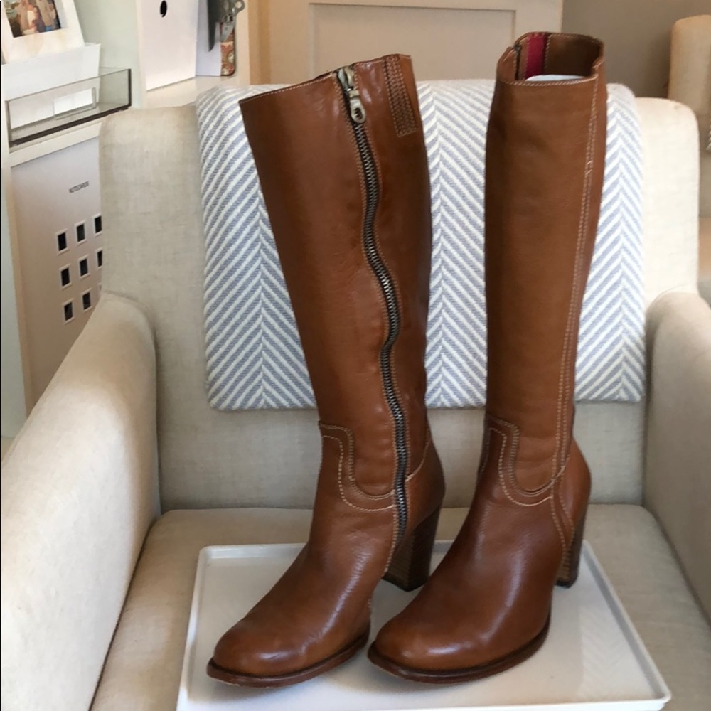 Paul Smith Leather Tall Boots